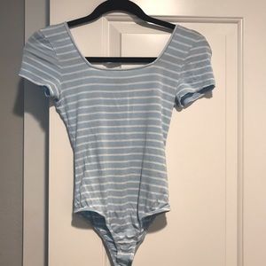 square neck t-shirt bodysuit
